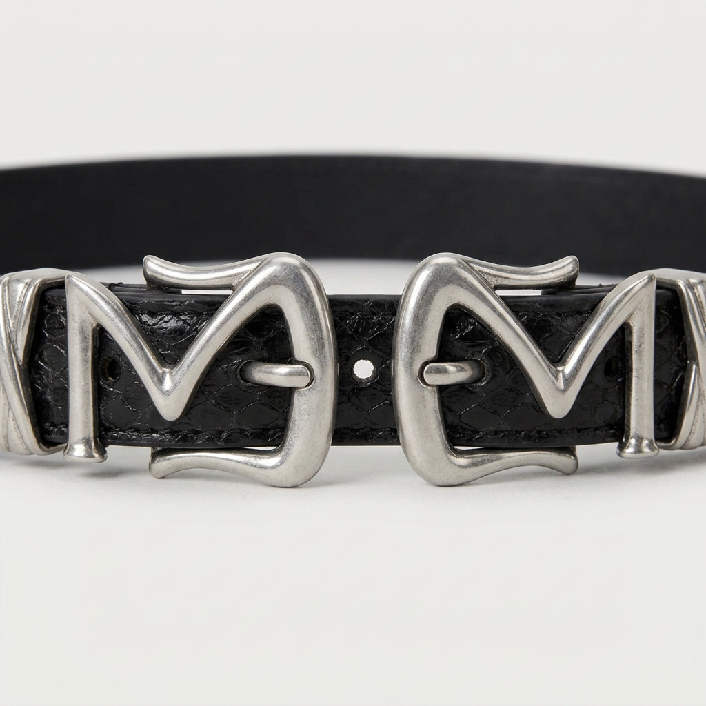 Malargio Double Buckle Belt