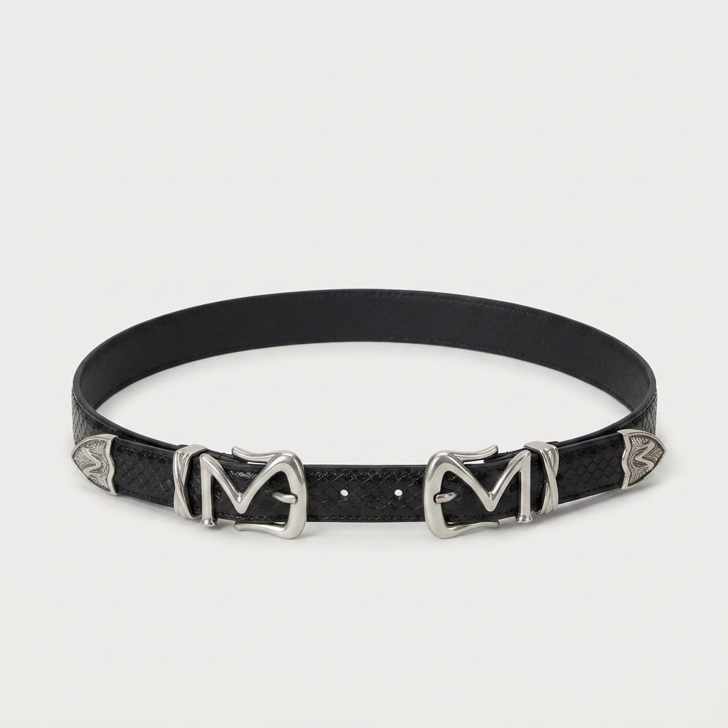 Malargio Double Buckle Belt