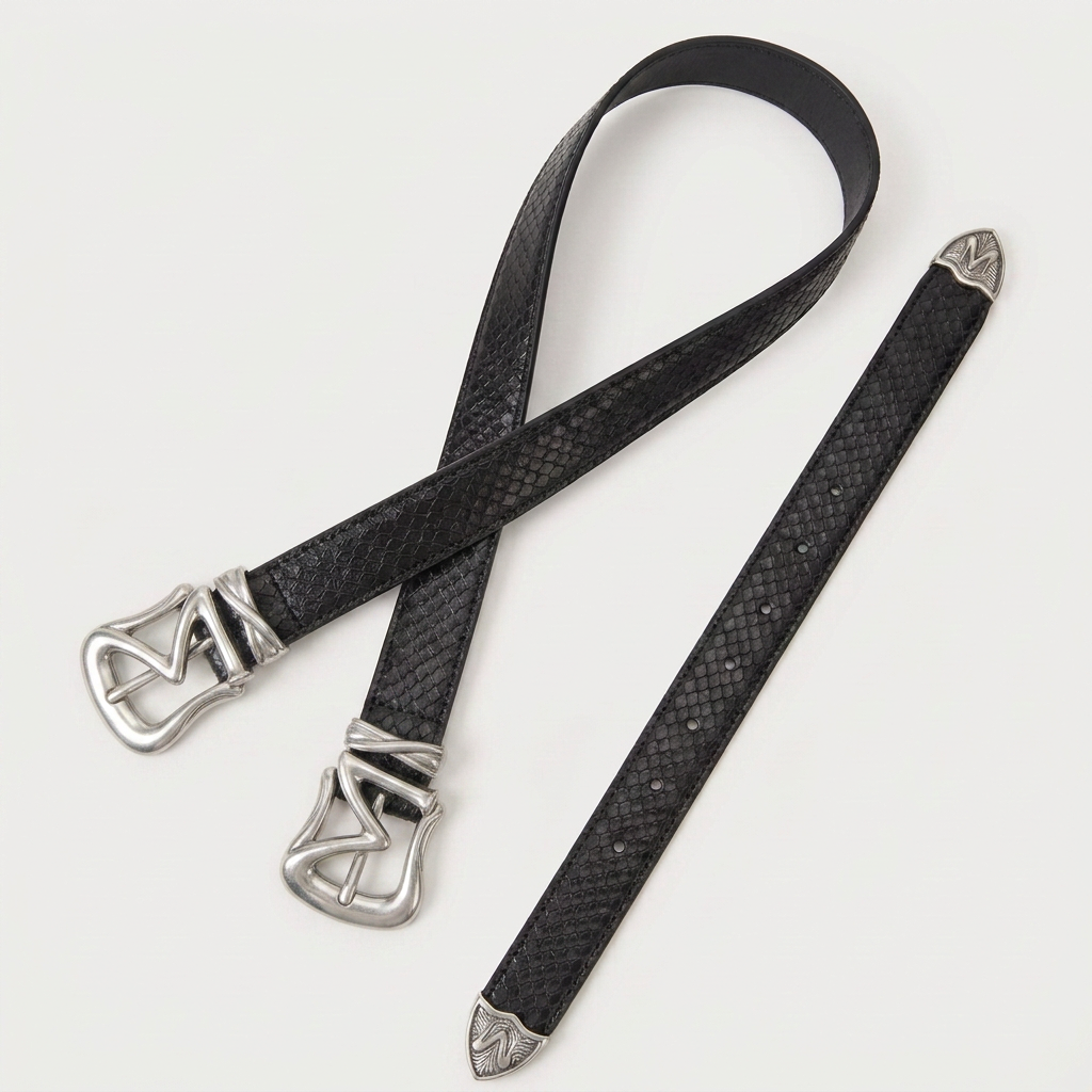 Malargio Double Buckle Belt