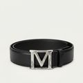 Malargio Black Leather belt
