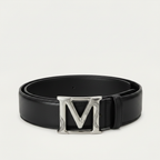 Malargio Black Leather belt